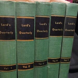 Set of Green Lard's Quarterly Books 1867
